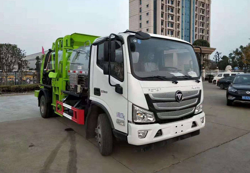 福田歐馬可餐廚垃圾車(方罐)