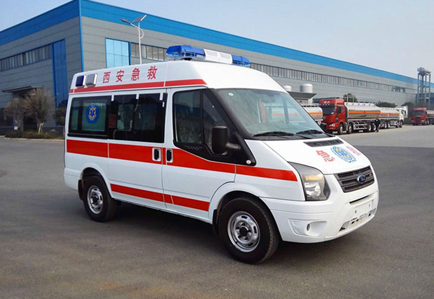 國六福特V348短軸中頂救護車(柴油版)